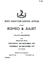 1971 Romeo and Juliet